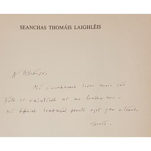 151 - Gleann an Óir Eoghan Ó Néill SIGNED with an inscription; Seanchas Thomái... 