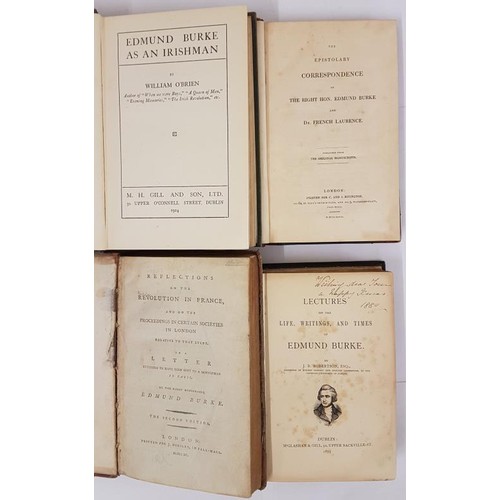 176 - Lectures on the Life, Writings, and Times of Edmund Burke Robertson, J. B. Published by McGlashan &a... 