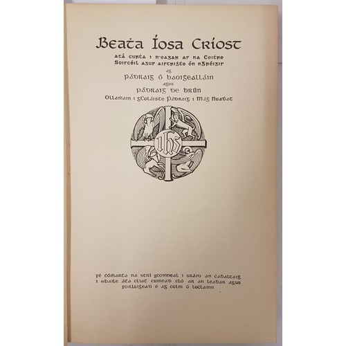 181 - Beata Iosa Criost: Ata custha i n-eagas ar na ceithse soirceil agus aistsighthe on nGseisir Padraid ... 