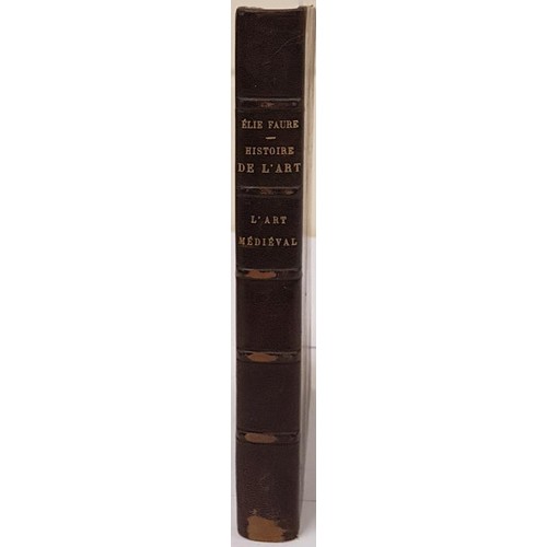 185 - Histoire de L'Art. L'art Medieval. Signed by L. C. Purser, Irish Classical Scholar. Signed also by M... 