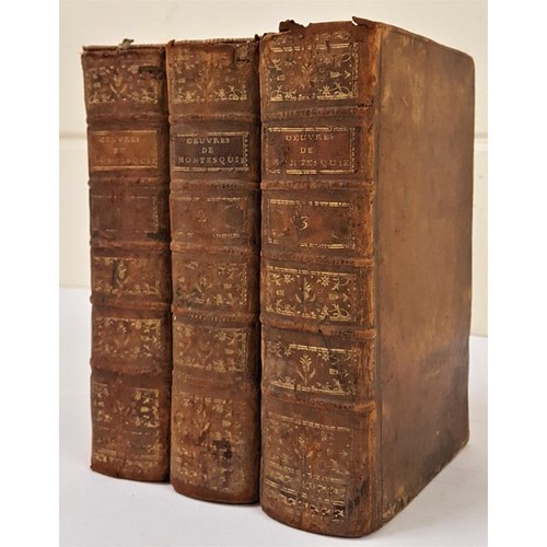 314 - Oeuvres De Monsieur De Montesquieu. Nouvelle édition, revue, corrigée & consid&eac... 