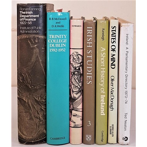 327 - Threshold of a Nation: A Study in English and Irish Drama Edwards, Philip, SIGNED, with a letter fro... 