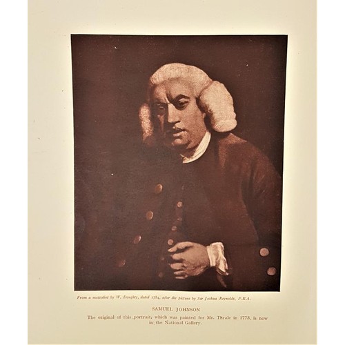 333 - The Life of Samuel Johnson. Boswell, James Vol 1-2. Sir Isaac Pitman and Sons, London, No date.... 