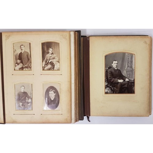 355 - 2 Photo Albums with 19th Century Photos Depticting the De Brún Family. Circa 90 Photos.