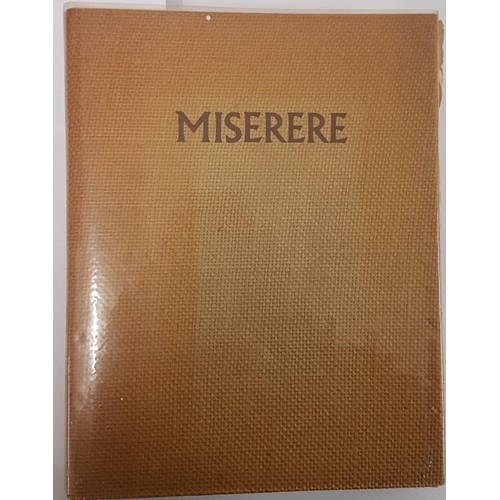 371 - Miserere Georges Rouault; De Brun, Padraig. Irish section into Irish by Mhaire Mhac an tSaoi. Limite... 