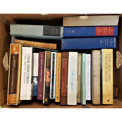 344 - Box of Mainly Edmund Burke Books circa 20