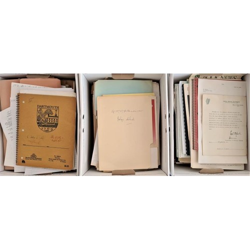 Conor Cruise O'Brien Archives - an extensive collection of research material, notes and correspondence - 3 Boxes