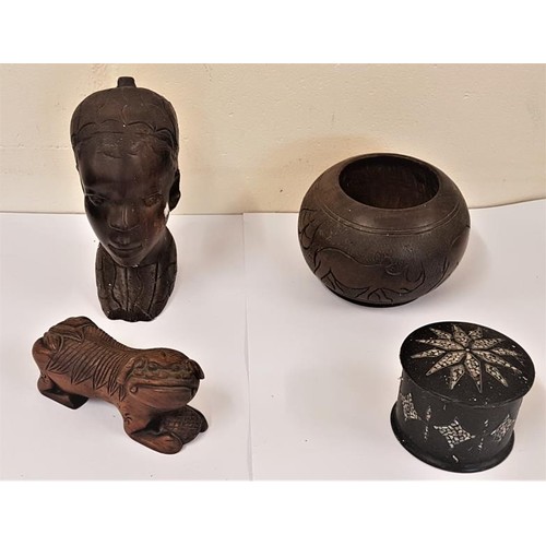38 - A Collection of Treen (Wood Carvings)