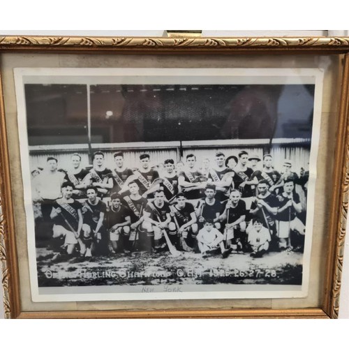 93 - Framed Photograph of Birr, Offaly Hurling Champions 1912-13, another of Offaly Hurling Champions GAA... 