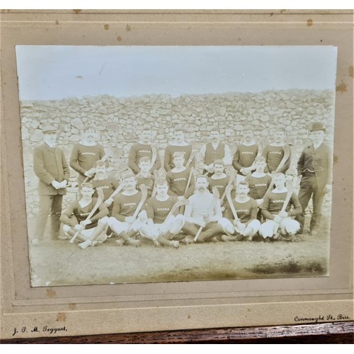 93 - Framed Photograph of Birr, Offaly Hurling Champions 1912-13, another of Offaly Hurling Champions GAA... 