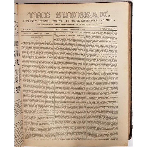 14 - The Sunbeam: A Journal Devoted to Polite Literature and Music: Embellished with Original Music Volum... 