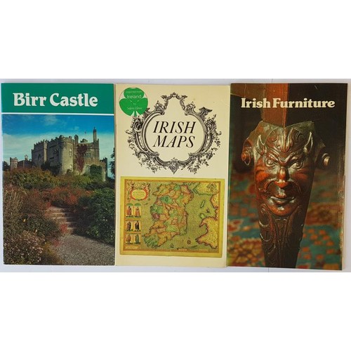 11 - Earl of Rosse. Birr Castle 1982, J. H. Andrews. Irish Maps. 1978 and The Knight of Glin. Irish Furni... 