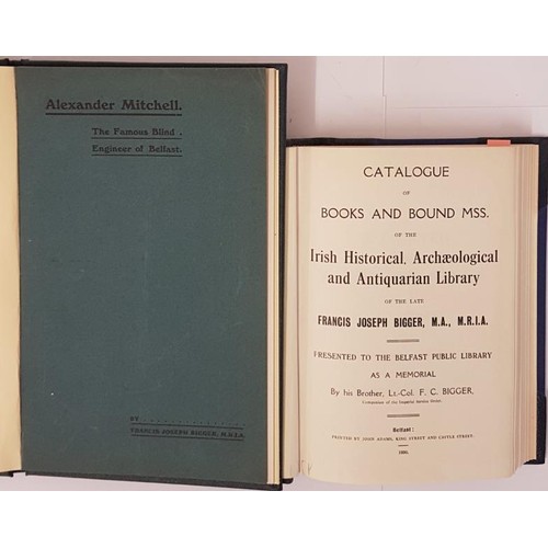 33 - Catalogue of Books and Bound MSS of Irish Historical, Archaeological and Antiquarian Library of Late... 