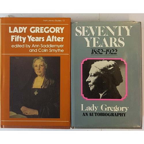 42 - Lady Gregory, Seventy Years, an autobiography, 1852-1922, ed Colin Smythe, 1976, 8vo, dj. Lady Grego... 