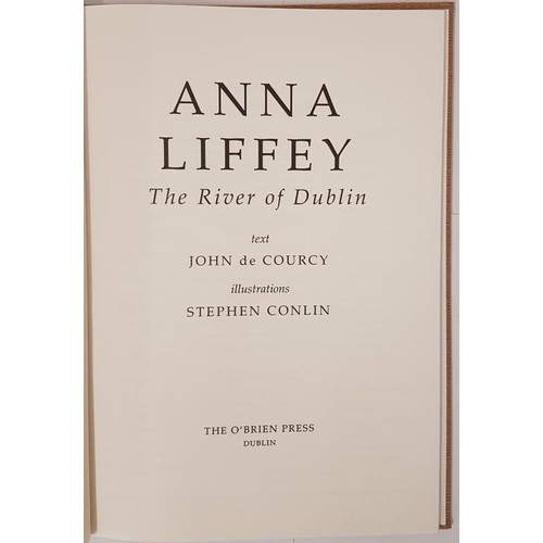 49 - Specially bound copy of Anna Liffey The River of Dublin with fold-out panoramic view by Stephen Conl... 