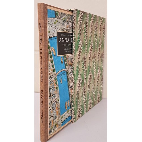 49 - Specially bound copy of Anna Liffey The River of Dublin with fold-out panoramic view by Stephen Conl... 
