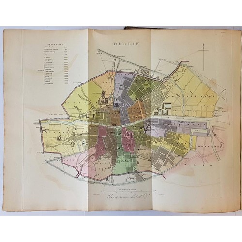 50 - Municipal Corporation Boundaries of Ireland, drawn up by Thomas Larcom. 1 Vol with 77 Maps of the To... 