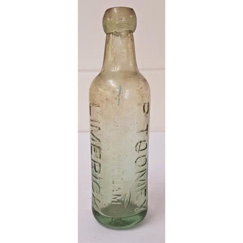 26 - P. Toomey, 35 Upper William Street, Limerick Glass Bottle