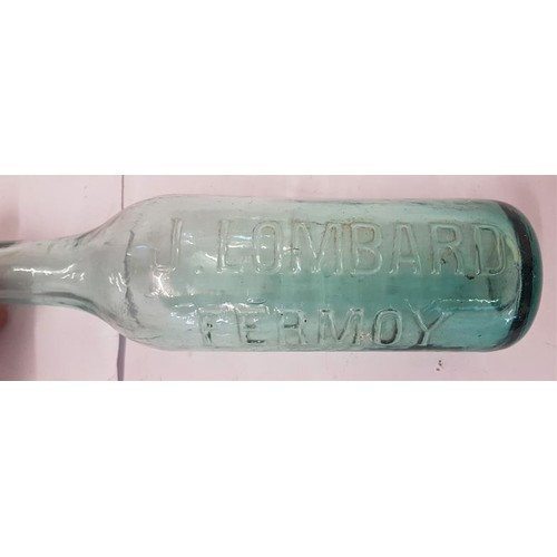 28 - J Lombard Fermoy Glass Bottle, c.24cm tall