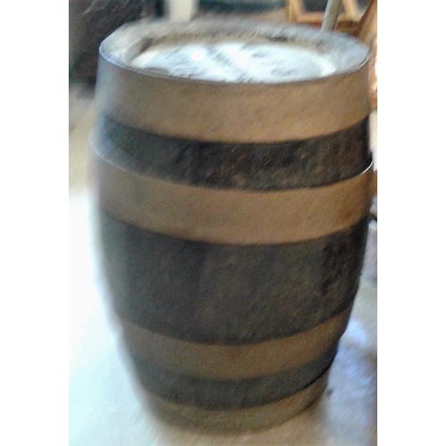 33 - McArdle & Co. Dundalk Wooden Beer Barrel - c. 21ins tall