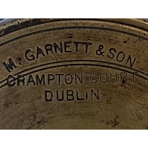 38 - M Garnett & Son, Crampton Court, Dublin 3inch All Brass Reel with Optional Check