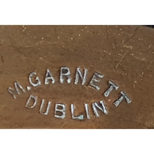 42 - M Garnett, Dublin 3inch Brass, Ebonite and Nickel Rim
