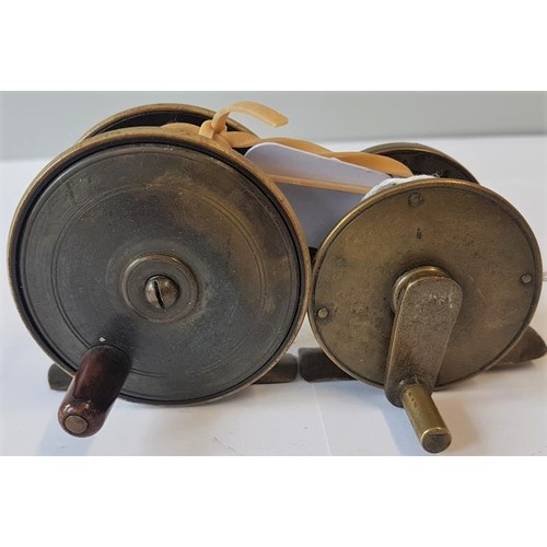 50 - Two Old Brass Fishing Reels
