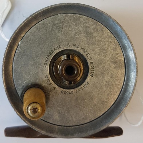 66 - W Haynes & Son, Cork Centabrake, Patent No. 27023 2&3/4inch Reel by Smith & Wall