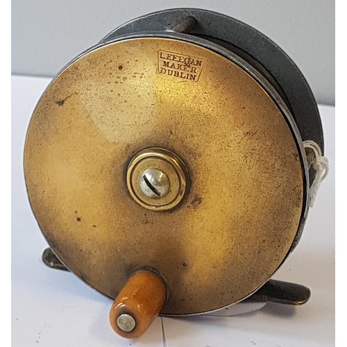 68 - L Keegan, Maker Dublin 3in Brass and Alloy Reel