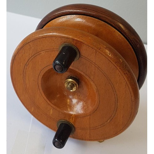 70 - Garnett & Son, Crampton Court, Dublin 4inch Cherrywood Spineback Reel with optional check