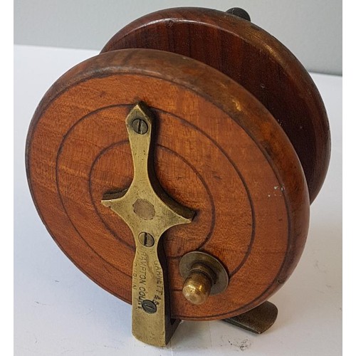 71 - M Garnett & Son, Crampton Court, Dublin 3.5inch Wooden Reel with adjustable check