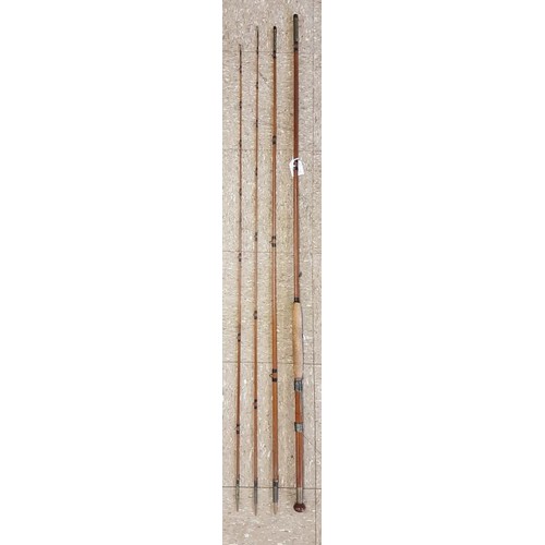 78 - Fishing Rod; Enright and Son 13 foot , Green hart and cane handle, Salmon Rod