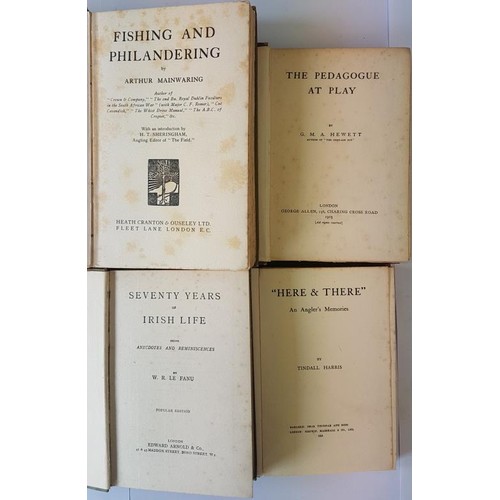 87 - Fishing and Philandering by Arthur Mainwaring; The Pedagogue at Play by G.M.A. Hewett; Seventy Years... 