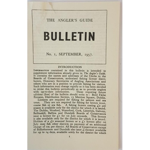 89 - The Anglers Guide to the Irish Free State with folding Maps; Anglers Guide , Ireland with the Angler... 