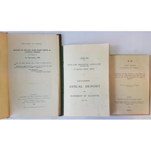 91 - Summary of the Salmon and Inland Fisheries Acts, 1927; Iriah Game Protection Association, 48th Annua... 