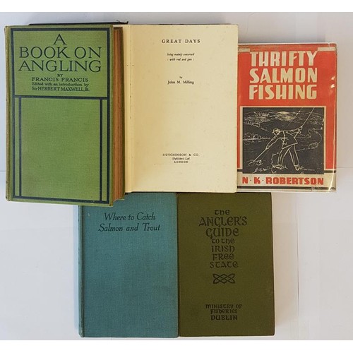 94 - The Anglers Guide to the Irish Free State with folding maps; Where to catch Salmon and Trout by Bern... 