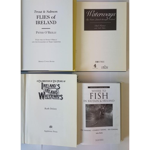 107 - Flies of Ireland, Trout and Salmon by Peter O'Reilly; Waterways by Steam Launch Through Ireland by D... 