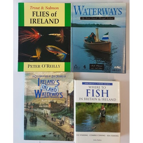 107 - Flies of Ireland, Trout and Salmon by Peter O'Reilly; Waterways by Steam Launch Through Ireland by D... 