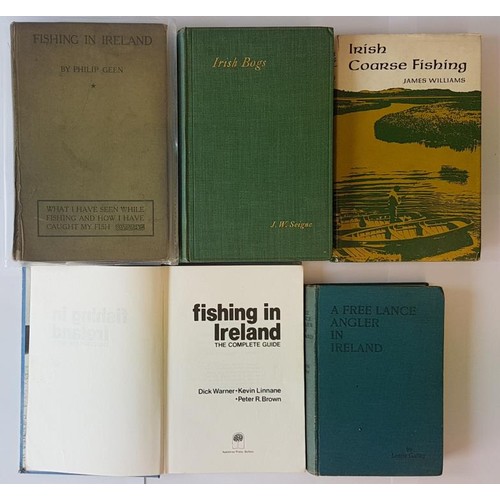 109 - Fishing in Ireland By Philip Geen; Irish Bogs Sport and Country Life in the Irish Free State J. W. S... 