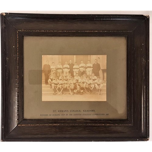 516 - Original Photograph of St. Kieran's College, Kilkenny, Winners of Hurling Cup in the Leinster Colleg... 