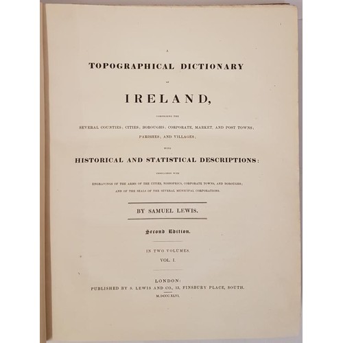 18 - A Topographical Dictionary of Ireland. Containing Several Counties, Cities, Boroughs, Corporate, Mar... 