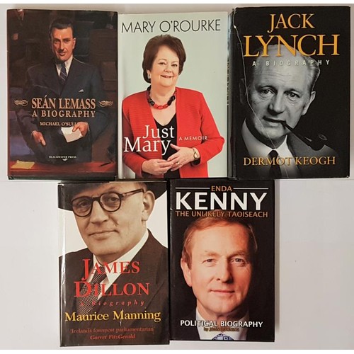 39 - Sean Lemass by Michael O'Sullivan, Blackwater Press 1994; Jack Lynch by Dermot Keogh, Gill Macmillan... 