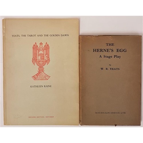 55 - The Hernes Egg A stage play by W B Yeats, published by Mc Millan London 1938 a 1st edition with a du... 