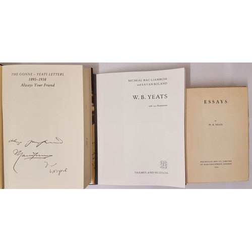 120 - Essays by W B Yeats published by McMillan London 1924. This is the 1st edition with original green c... 