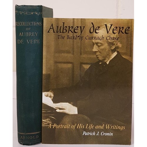 126 - Recollections of Aubrey de Vere, published by Edward Arnold 1897 1st edition; and Aubrey de Vere by ... 