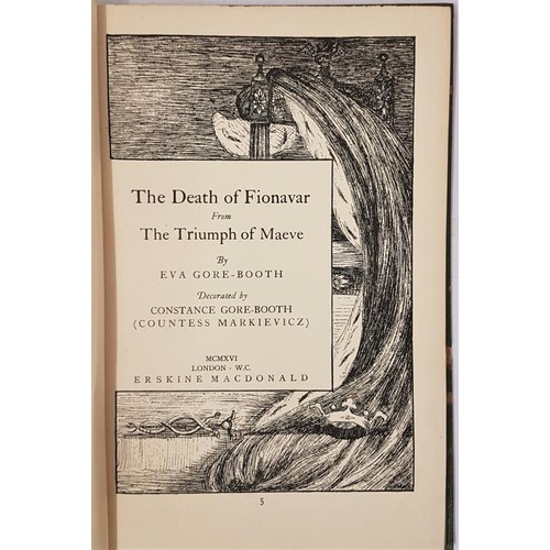 129 - The Death of Fionavar by Eva Gore Booth, illustrated by her sister Constance (Countess Markievicz). ... 