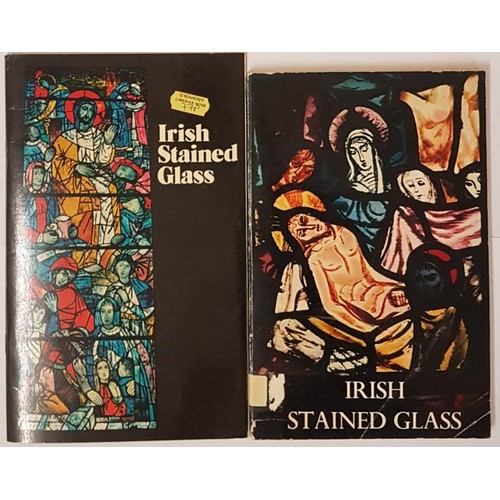 143 - James White and Michael Wynne, Irish Stained Glass, D. 1963, cards, tall 8vo, 69 pages; loosely inse... 