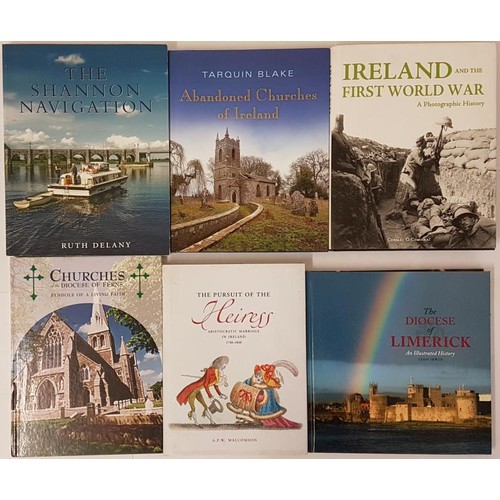 636 - The Shannon Navigation by Ruth Delany; Abandoned Churches of Ireland by Tarquin Blake; Ireland and t... 