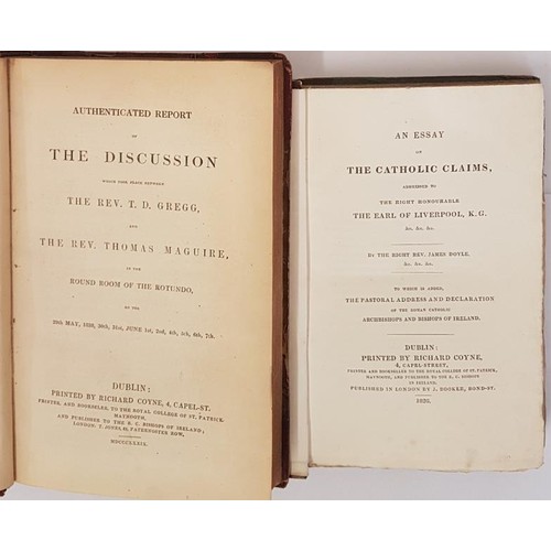 640 - Authenticated Report of the Discussion which took place between the Rev T D Gregg and the Rev Thomas... 