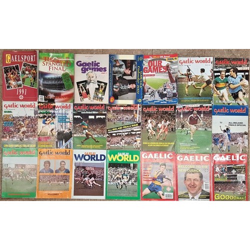 20 - Various GAA Magazines/Publications including Vol 1 Number 1 of Gaelic World c 40